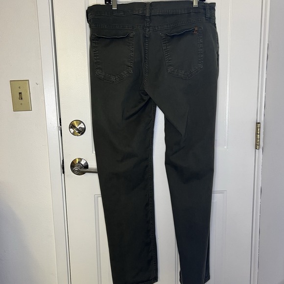 Joes Men's Five Pockets Straight Leg Denim Pants Brown Green Size 36 - Picture 2 of 7